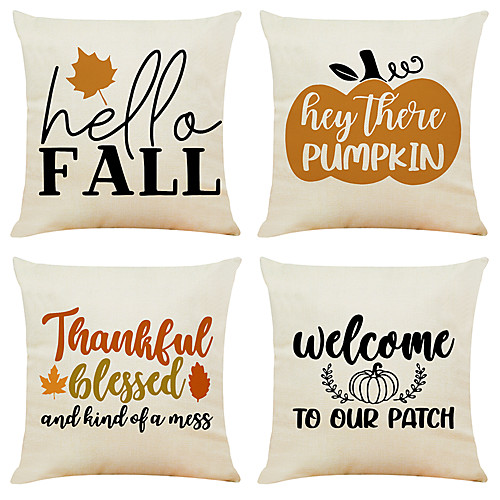 

Double Side Cushion Cover 4PC Soft Decorative Square Throw Pillow Cover Cushion Case Pillowcase for Sofa Bedroom Superior Quality Machine Washable