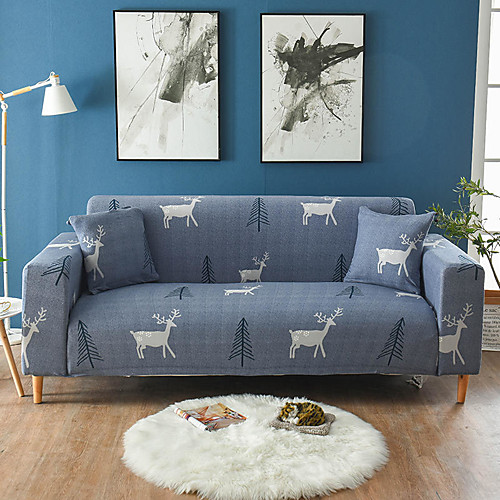 

2021 New Stylish Simplicity Print Sofa Cover Stretch Couch Slipcover Super Soft Fabric Retro Hot Sale Couch Cover