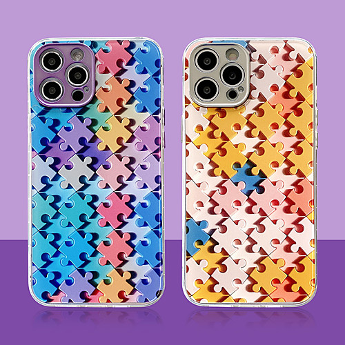 

Phone Case For Apple Back Cover iPhone 12 iPhone 12 Pro Max iPhone 12 Pro Shockproof Dustproof Plating Graphic TPU