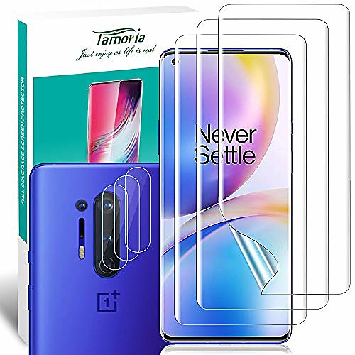 

Phone Screen Protector For OnePlus OnePlus 9 OnePlus 8 Pro OnePlus 8 OnePlus 7T OnePlus 7T Pro Hydrogel Film 3 pcs High Definition (HD) Ultra Thin Scratch Proof Front Screen Protector Phone Accessory