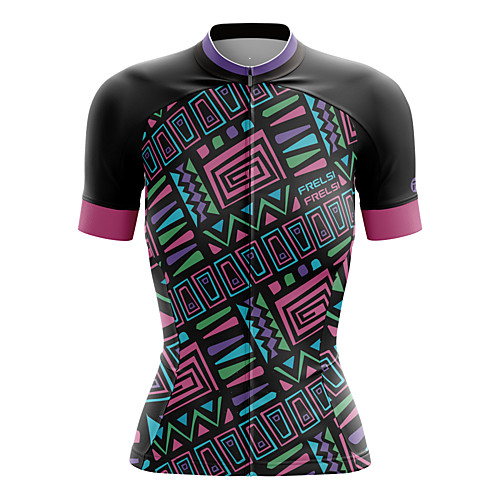 

21Grams Women's Short Sleeve Cycling Jersey Summer Spandex Polyester Black Bike Jersey Top Mountain Bike MTB Road Bike Cycling Quick Dry Moisture Wicking Breathable Sports Clothing Apparel / Stretchy