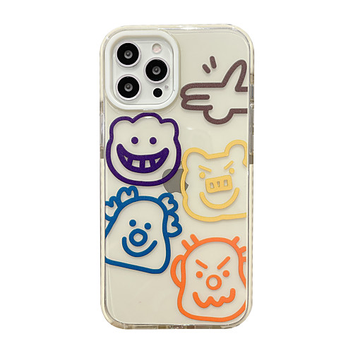 

Phone Case For Apple Back Cover iPhone 12 Pro Max 11 SE 2020 X XR XS Max 8 7 Shockproof Dustproof Cartoon TPU