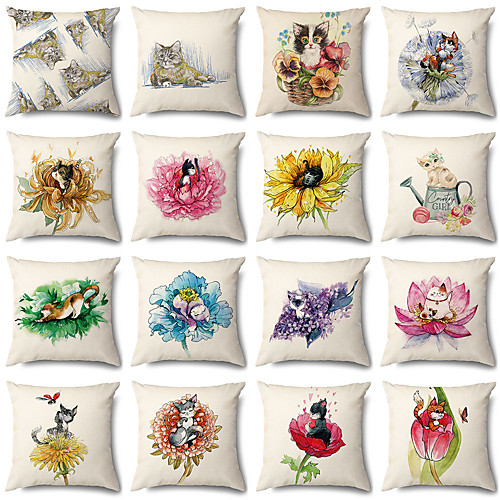 

Double Side Cushion Cover 1PC Soft Decorative Square Throw Pillow Cover Cushion Case Pillowcase for Sofa Bedroom Superior Quality Machine Washable