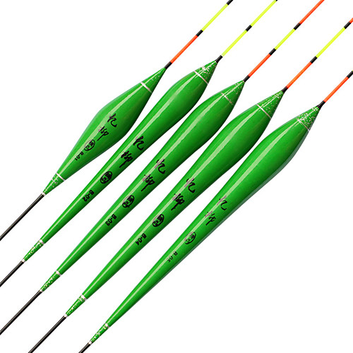 

Fishing Floats and Bobbers 5 pcs Fishing Eco-friendly Lightweight Vertical Balsa Freshwater Fishing Carp Fishing General Fishing