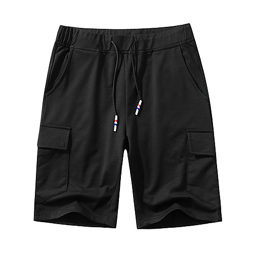 

Men's Casual / Sporty Casual Chinos Sweatpants Pants Solid Colored Knee Length Wine Army Green Black Light gray Dark Gray