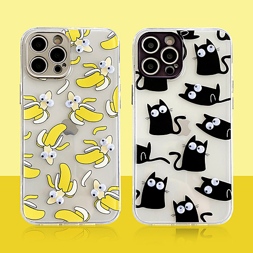 

Phone Case For Apple Back Cover iPhone 12 iPhone 12 Pro Max iPhone 12 Pro Shockproof Dustproof Plating Cartoon TPU