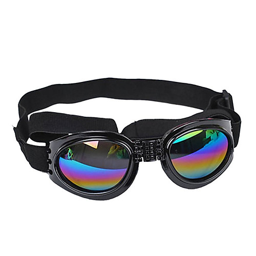 

Dog Glasses Decoration ABS Black Yellow 1pc