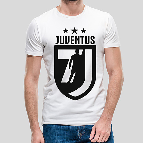 

Men's Unisex Tee T shirt Hot Stamping Graphic Prints Shadow Letter Plus Size Print Short Sleeve Casual Tops Cotton Basic Fashion Designer Big and Tall White