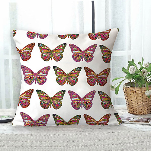 

Double Side Cushion Cover 1PC Soft Decorative Square Throw Pillow Cover Cushion Case Pillowcase for Sofa Bedroom Livingroom Outdoor Superior Quality Machine Washable