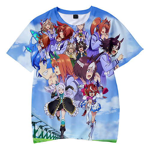 

Inspired by Pretty Derby Cosplay Cosplay Costume T-shirt Terylene 3D Printing T-shirt For Women's / Men's
