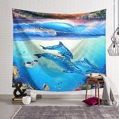 

Wall Tapestry Art Decor Blanket Curtain Hanging Home Bedroom Living Room Decoration Polyester