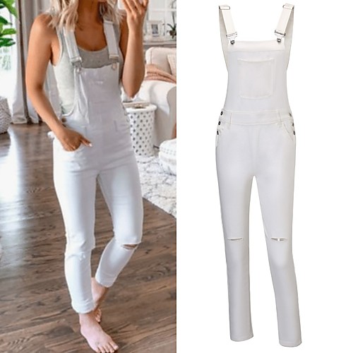 

2020 autumn and winter new cross-border leisure sports double shoulder strap jumpsuit women's boutique new