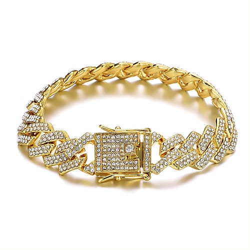 

Friendship Bracelet Cuban Link Lucky European Alloy Bracelet Jewelry Rose Gold / Silver / Gold For Party Evening Gift