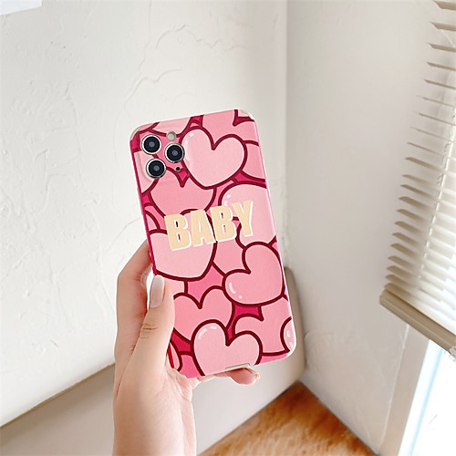 

Phone Case For Apple Back Cover iPhone 12 Pro Max 11 SE 2020 X XR XS Max 8 7 Shockproof Dustproof Heart TPU