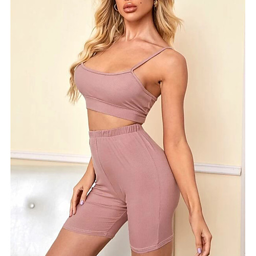 

Women's Suits Backless Solid Colored Nylon Casual Strap Top Strap Street Daily Wear Sleeveless Hook & Eye / Super Sexy