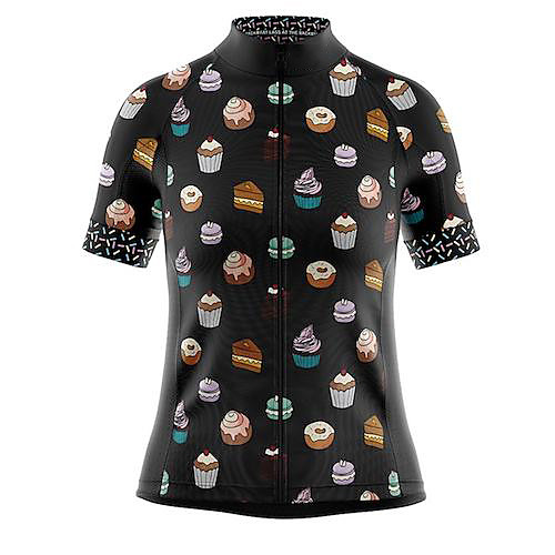 

21Grams Women's Short Sleeve Cycling Jersey Summer Spandex Polyester Black Bike Jersey Top Mountain Bike MTB Road Bike Cycling Quick Dry Moisture Wicking Breathable Sports Clothing Apparel / Stretchy