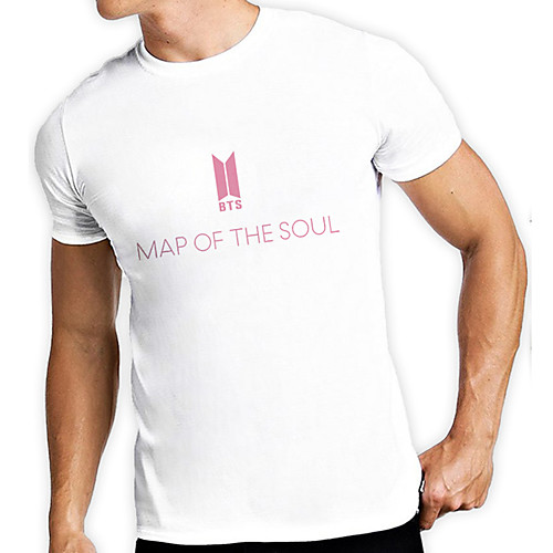 

Men's Unisex Tee T shirt Hot Stamping Graphic Prints Letter Plus Size Print Short Sleeve Casual Tops 100% Cotton Basic Designer Big and Tall White