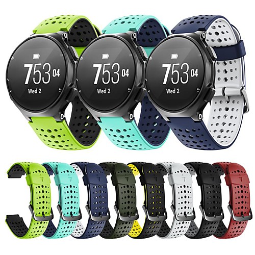 

Smart Watch Band for Garmin Sport Band Classic Buckle Silicone Replacement Wrist Strap for Forerunner 220