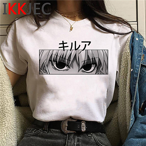 

Inspired by Hunter X Hunter Killua Zoldyck Cosplay Costume T-shirt Polyester / Cotton Blend Print Harajuku Graphic Kawaii T-shirt For Women's / Men's