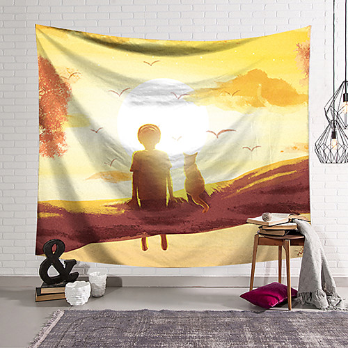 

Wall Tapestry Art Decor Blanket Curtain Hanging Home Bedroom Living Room Decoration Polyester
