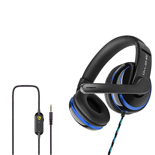 

OVLENG OV-P4 Gaming Headset 3.5mm Audio Jack PS4 PS5 XBOX Ergonomic Design Retractable Stereo for Apple Samsung Huawei Xiaomi MI PC Computer Gaming