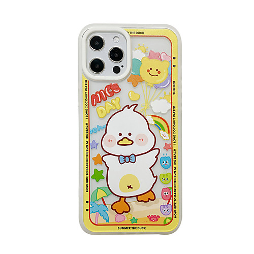 

Phone Case For Apple Back Cover iPhone 12 Pro Max 11 SE 2020 X XR XS Max 8 7 Shockproof Dustproof Cartoon Animal TPU