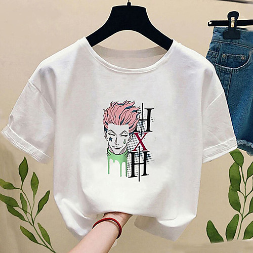 

Inspired by Hunter X Hunter Cosplay Cosplay Costume T-shirt Polyester / Cotton Blend Print Harajuku Graphic Kawaii T-shirt For Women's / Men's