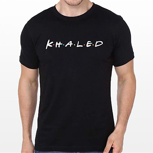 

Men's Unisex Tee T shirt Hot Stamping Graphic Prints Letter Plus Size Print Short Sleeve Casual Tops Cotton Basic Fashion Designer Big and Tall Black