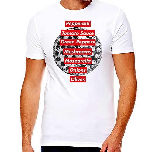 

Men's Unisex Tee T shirt Hot Stamping Graphic Prints Letter Plus Size Print Short Sleeve Casual Tops Cotton Basic Designer Big and Tall White