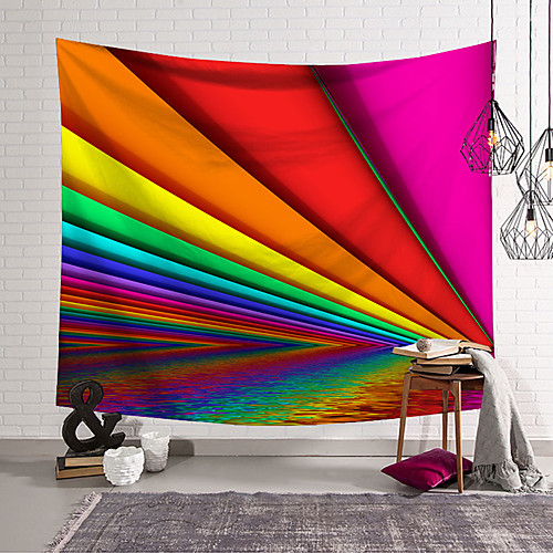 

Rainbow Wall Tapestry Art Decor Blanket Curtain Hanging Home Bedroom Living Room Decoration Polyester