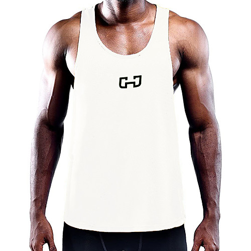 

Men's Unisex Tank Top Vest Undershirt Symbol Plus Size Sleeveless Casual Tops Cotton Basic Fashion Designer Big and Tall White Black Wine