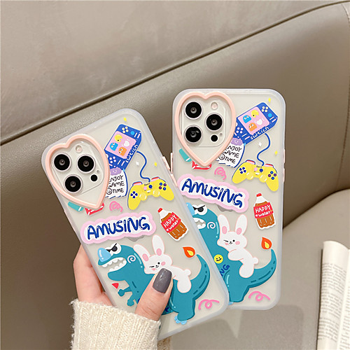 

Phone Case For Apple Back Cover iPhone 12 Pro Max 11 SE 2020 X XR XS Max 8 7 Shockproof Dustproof Cartoon Animal TPU