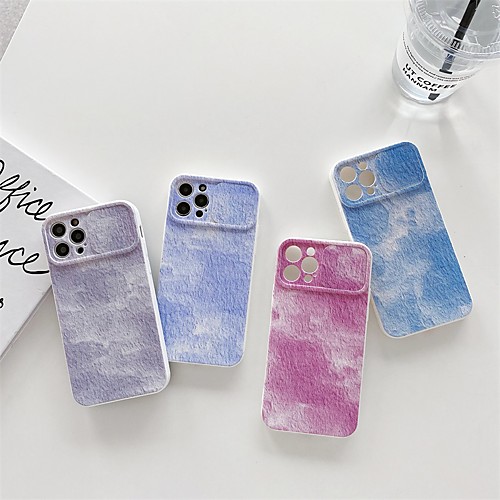 

Phone Case For Apple Back Cover iPhone 12 Pro Max 11 SE 2020 X XR XS Max 8 7 Shockproof Dustproof Color Gradient TPU