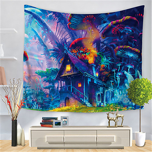 

Psychedelic Abstract Wall Tapestry Art Decor Blanket Curtain Hanging Home Bedroom Living Room Decoration Polyester Hippie