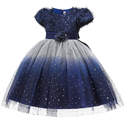 

Princess Dress Party Costume Flower Girl Dress Girls' Movie Cosplay Christmas New Year's Golden Red Pink Dress Christmas Halloween Children's Day Polyester / Cotton