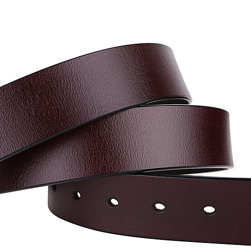 

cross-border supply trapezoidal buckle fashion waistband korean style trendy leather belt jeans belt ladies cowhide belt