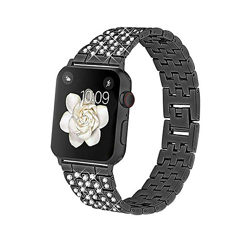 

Smart Watch Band for Apple iWatch Jewelry Design Zinc alloy Replacement Wrist Strap for Apple Watch Series SE / 6/5/4/3/2/1