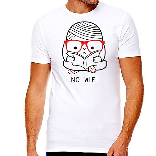 

Men's Unisex Tee T shirt Hot Stamping Graphic Prints Plus Size Print Short Sleeve Casual Tops Cotton Basic Designer Big and Tall White