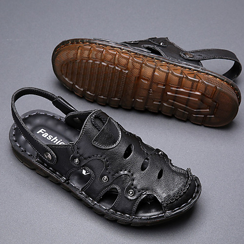 

Men's Sandals Casual Nappa Leather Brown 8205 Yellow 8192 Yellow 8205 Spring & Summer