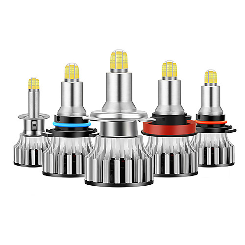 

OTOLAMPARA Car Original Halogen Bulb Size Genuine Power 35W LED Headlight Kit H1 H7 H8 H9 H11 9005 9006 IP68 Waterproof LED Headlight Replacement Bulb Ultra White Color 2pcs
