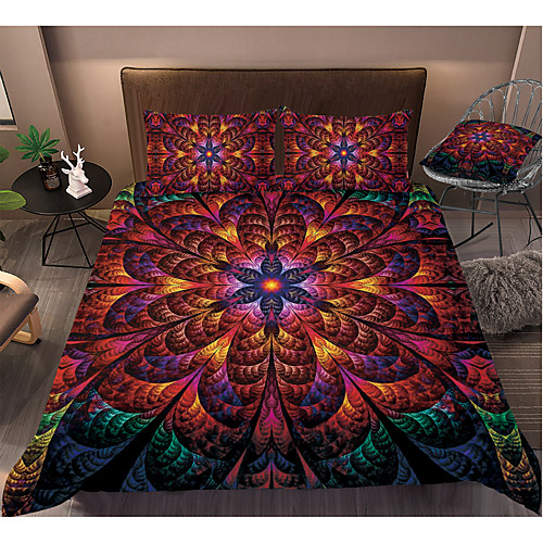 

Colorful Tie Dye Duvet Cover Set Boho Hippie Bedding Set Rainbow Tie Dyed Comforter Cover Queen 3 Pieces for Kids Teens Adults 1