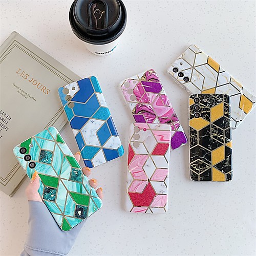 

Phone Case For Samsung Galaxy Back Cover S21 S21 Plus S21 Ultra Galaxy A52 Galaxy A72 Galaxy A42 Galaxy A12 Shockproof Dustproof Marble TPU