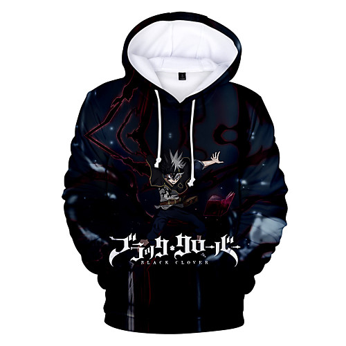 

Inspired by Black Clover Cosplay Cosplay Costume Hoodie Polyester / Cotton Blend Graphic Printing Hoodie For Women's / Men's