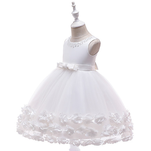 

Princess Dress Party Costume Flower Girl Dress Girls' Movie Cosplay Christmas New Year's White Red Pink Dress Christmas Halloween Children's Day Polyester / Cotton