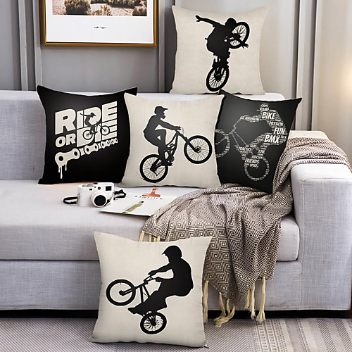 

Double Side Cushion Cover 5PC Soft Decorative Square Throw Pillow Cover Cushion Case Pillowcase for Sofa Bedroom Superior Quality Machine Washable