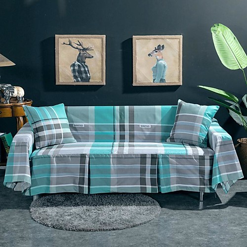 

Sofa Cover Sofa Blanket Cities Home /Thicken Brocade Geometric Printed/Fit for 1-4 Cushion Couch and L Shape Sofa