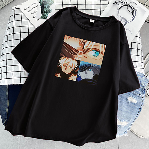 

Inspired by Jujutsu Kaisen Cosplay Cosplay Costume T-shirt 100% Polyester Print T-shirt For Women's / Men's