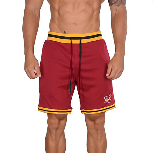 

Men's Casual / Sporty Streetwear Breathable Soft Daily Sports Chinos Shorts Bermuda shorts Pants Letter Knee Length Drawstring Elastic Waist Black / Red Black / White White Red Yellow / Summer