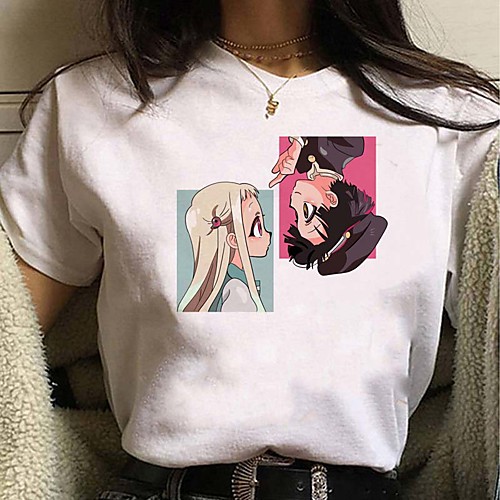 

Inspired by Toilet Bound Hanako kun Cosplay Cosplay Costume T-shirt Polyester / Cotton Blend Print Harajuku Graphic Kawaii T-shirt For Women's / Men's