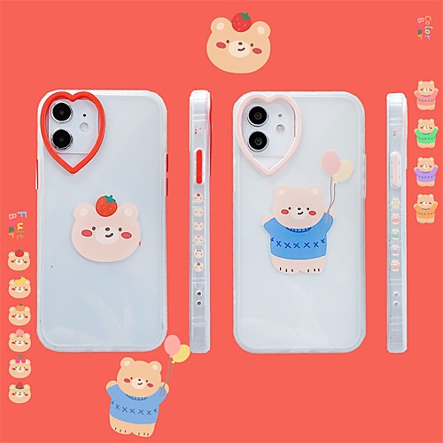 

Phone Case For Apple Back Cover iPhone 12 Pro Max 11 SE 2020 X XR XS Max 8 7 Shockproof Dustproof Cartoon TPU